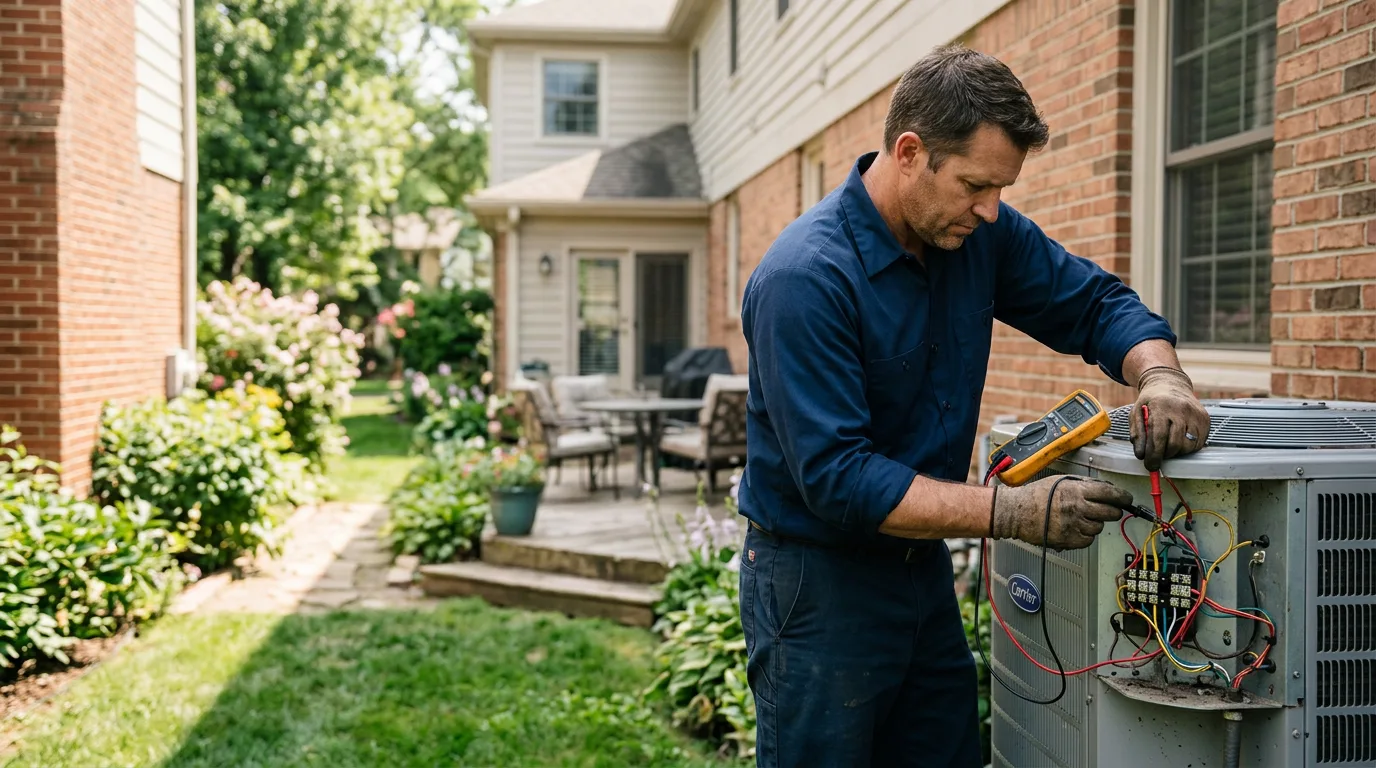 HVAC technician working near Riverdale, GA